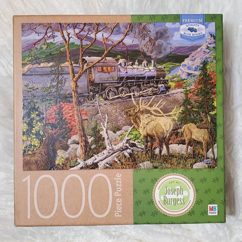 Joseph Burgess Train 1000 Piece Puzzle
